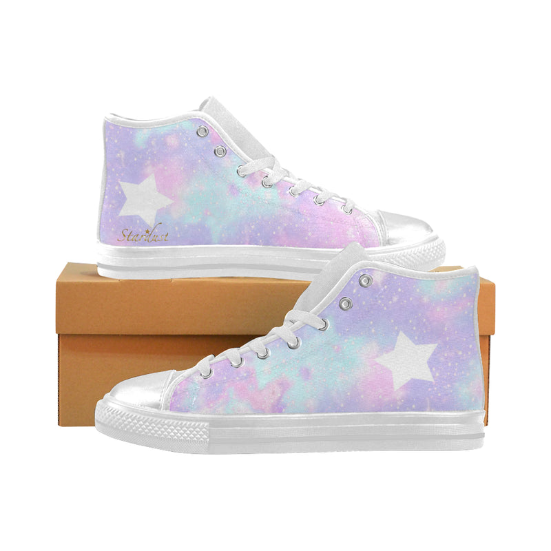 Galaxy , High Top Canvas Shoes-[stardust]
