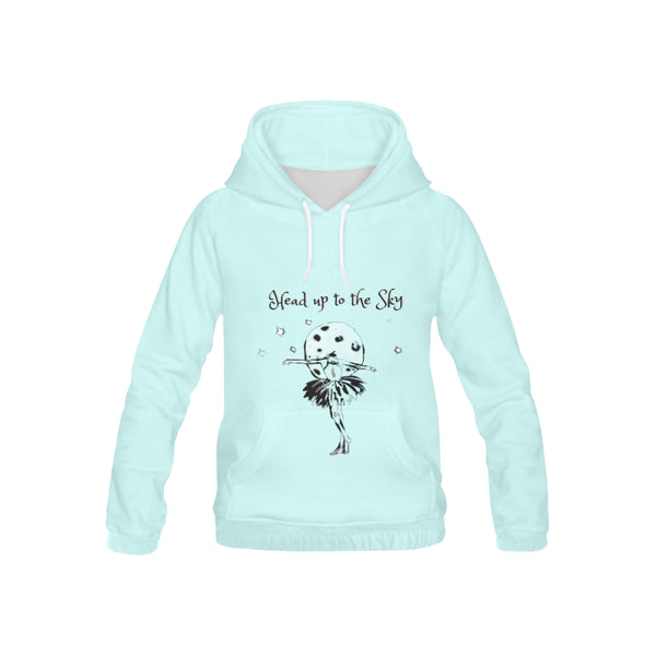 Head Up to the sky, All Over Print Hoodie, 4 color variations-[stardust]