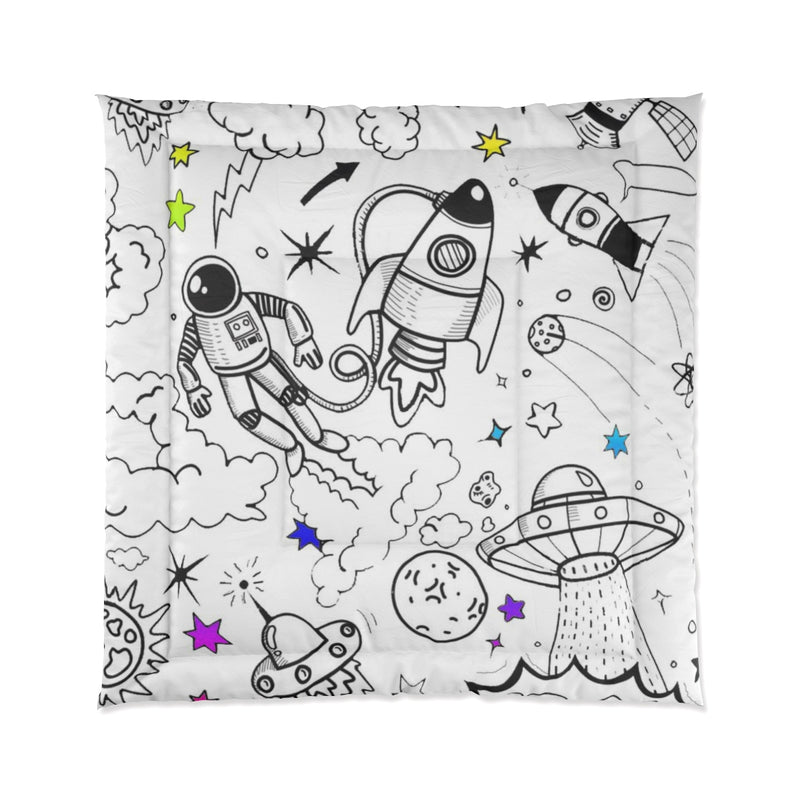 Ultra Galactic Plush Comforter-[stardust]