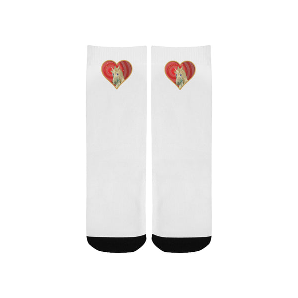 Unicorn Love socks Kid's Custom Socks-[stardust]