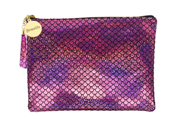 Mermaid Makeup Large Pouch Pink