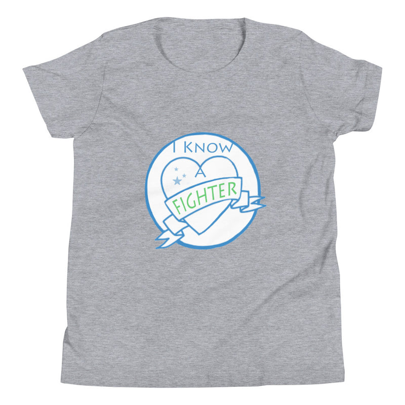 I know a Fighter , Youth Short Sleeve T-Shirt, Variant colors,  END NF