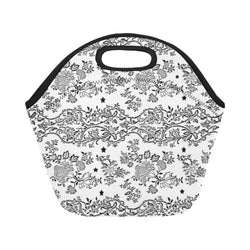 Lace N stars Black or White Lunch Bags
