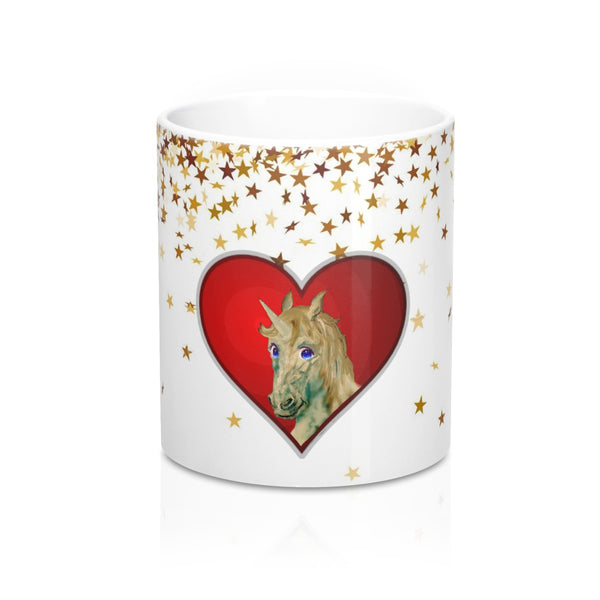 Unicorn Heart Mug 11oz-[stardust]