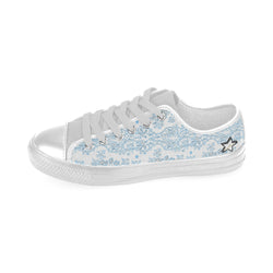 Blue Lace N stars canvas shoes