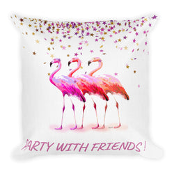 PARTY WITH FRIENDS !  Premium Pillow-[stardust]