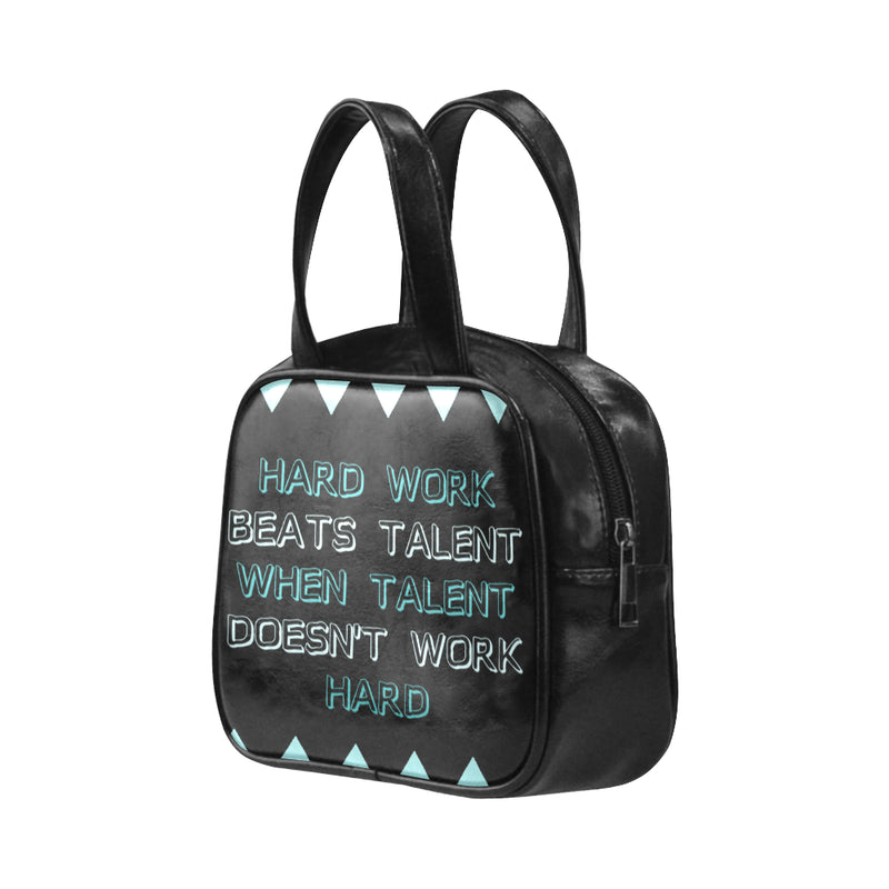 Hard work Beats Talent ,Top Handle Handbag-[stardust]
