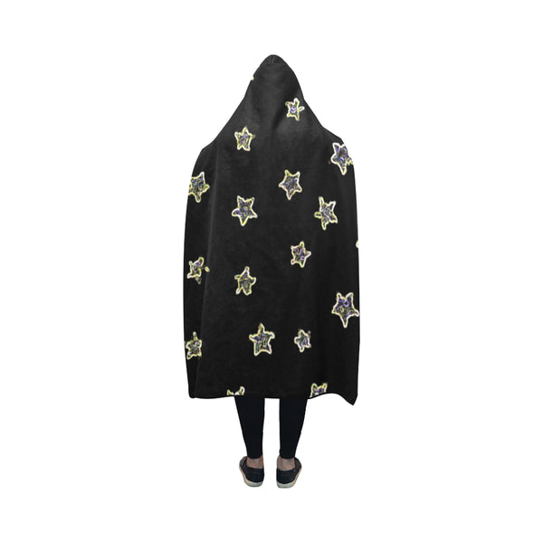 Neon Star Hooded Blanket-[stardust]