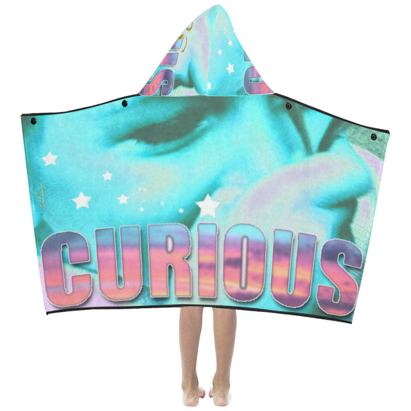 Curious ,Hooded Towel-[stardust]