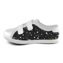 Glittery Sky,Velcro Canvas Shoes-[stardust]