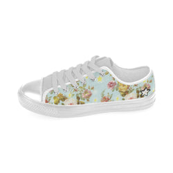 Baroque flowers N Stars canvas shoes