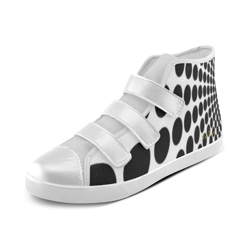 adidas Polka Dot Hightop Sneaker in Black