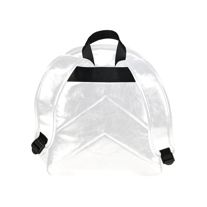 Starlight , Vegan Leather Multi-pocket Backpack-[stardust]