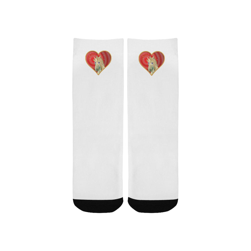 Unicorn Love socks Kid's Custom Socks-[stardust]