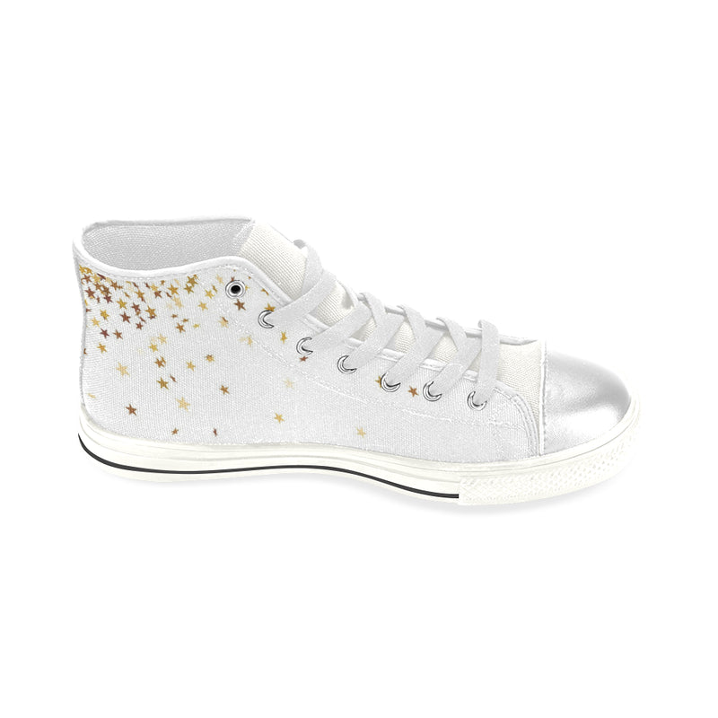 Starburst , High Top Canvas Shoes-[stardust]