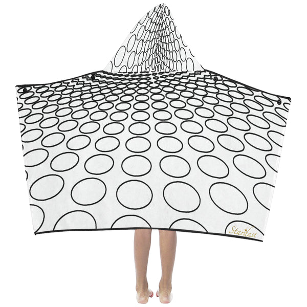 Hollow Dots Hooded Towel-[stardust]