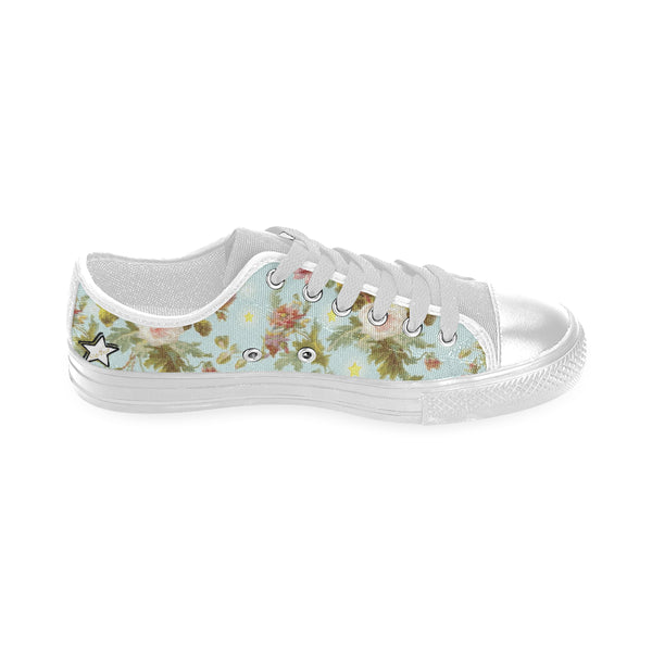 Baroque flowers N Stars canvas shoes