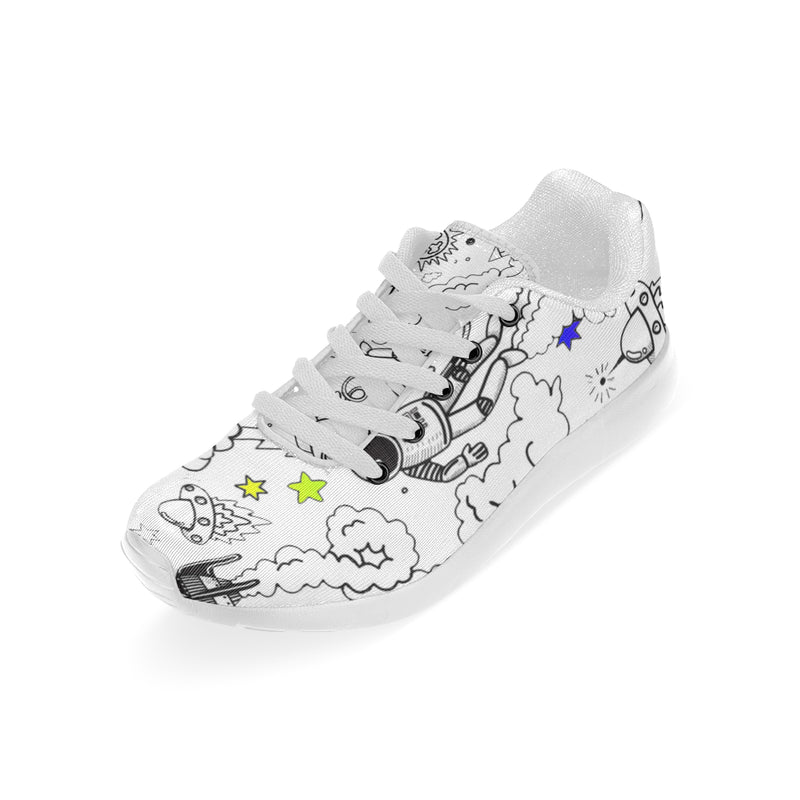 Ultra Galactic White Sneakers-[stardust]