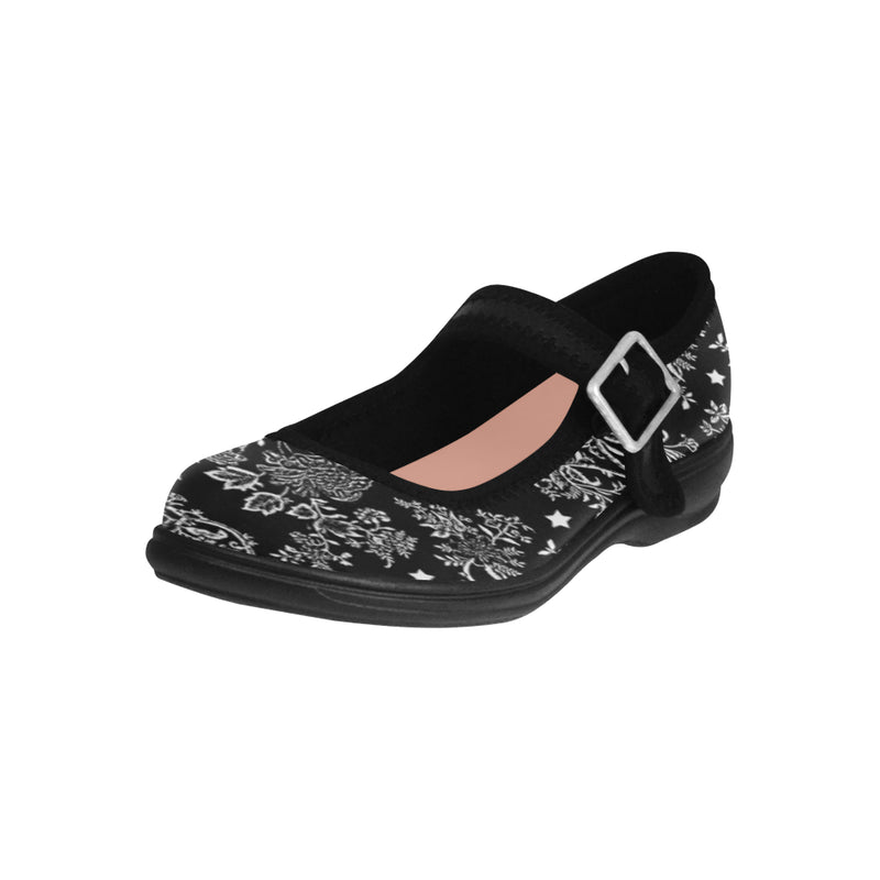 Lace N stars Black, Mary jane shoes