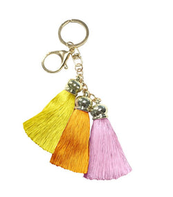 Capri Tassel Charm Orange