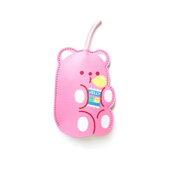 Cute Bear Keychain - Pink Jelly Beans