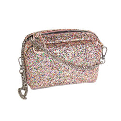 Glitter Crossbody Handbag - Confetti