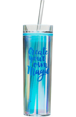 Holographic Tumbler - Blue "Create Your Own Magic"