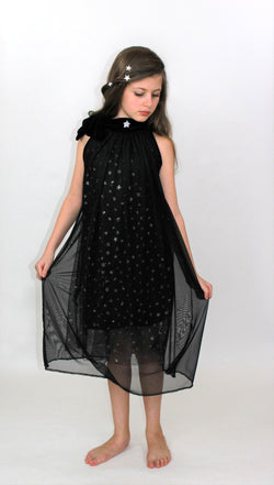 Black starry dress