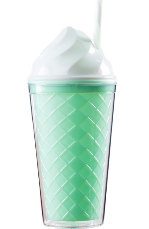 Ice Cream Tumbler - Green Cone