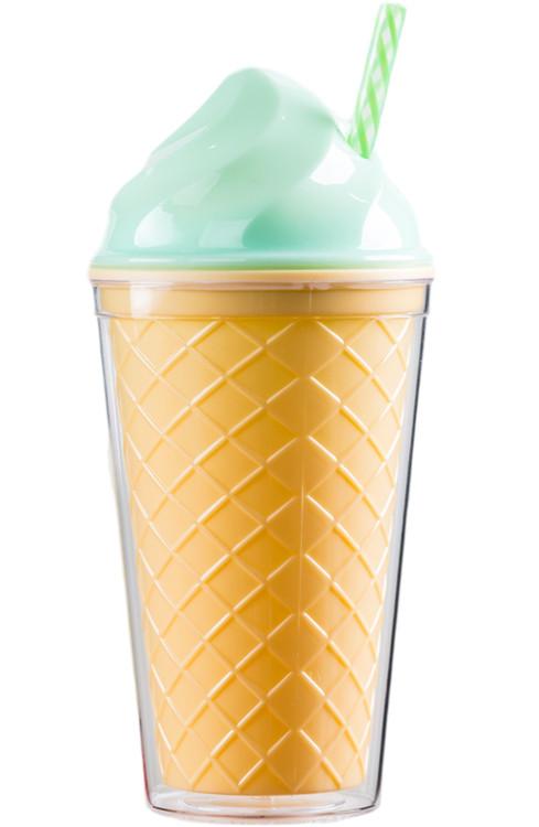Ice Cream Tumbler - Green Cream