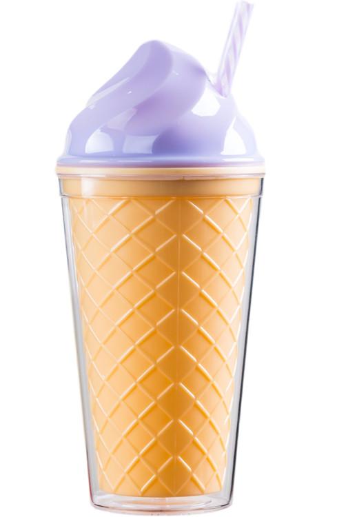 Ice Cream Tumbler - Purple Cream