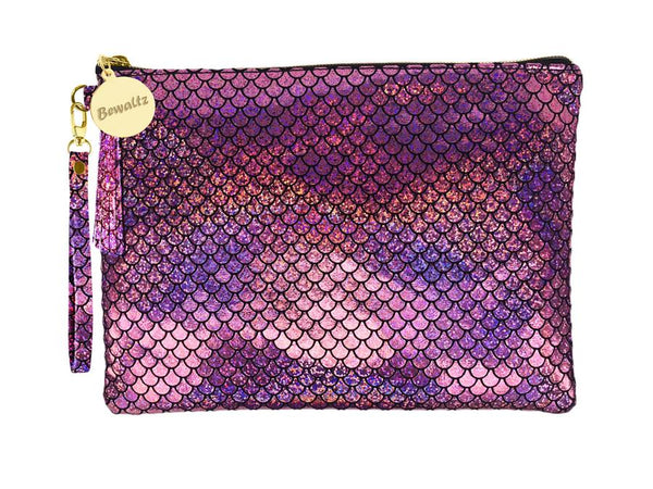 Mermaid Makeup Small Pouch - Pink