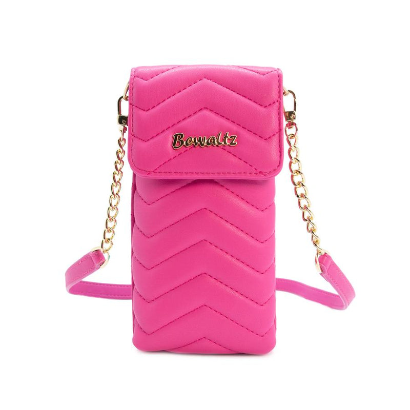 Mila Mini Crossbody Phone Wallet - Hot Pink