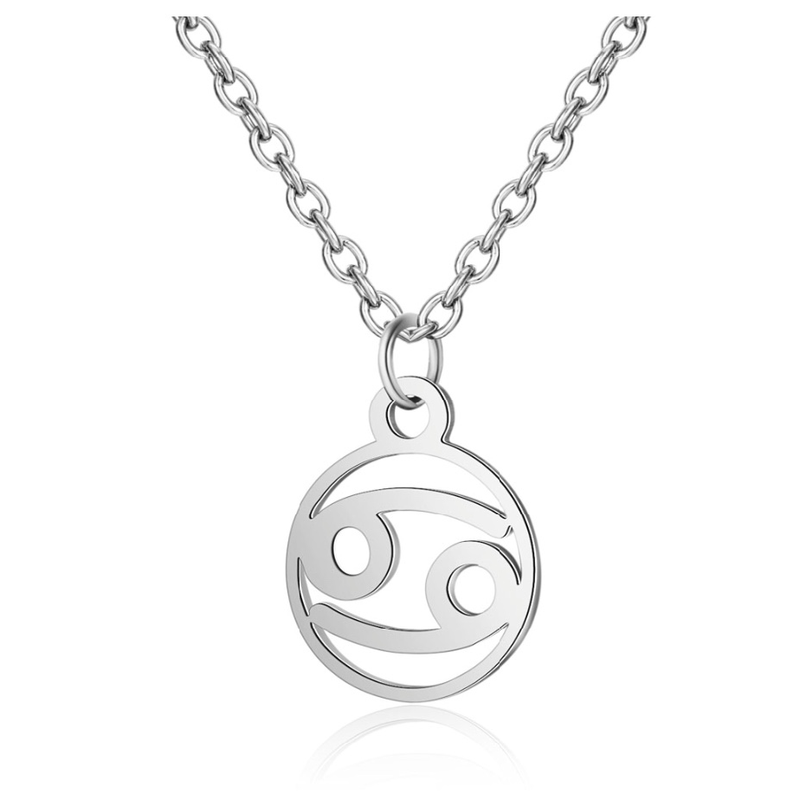 Children's Zodiac Sign Pendant Necklace  Cancer (June 21-July 22) by Liberty Charms
