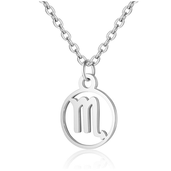 Children's Zodiac Sign Pendant Necklace  Scorpio (October 23-November 21) by Liberty Charms