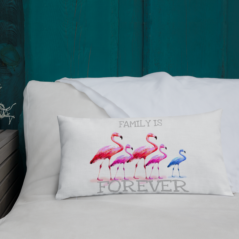 FAMILY IS FOREVER,Premium Pillow with Case-[stardust]