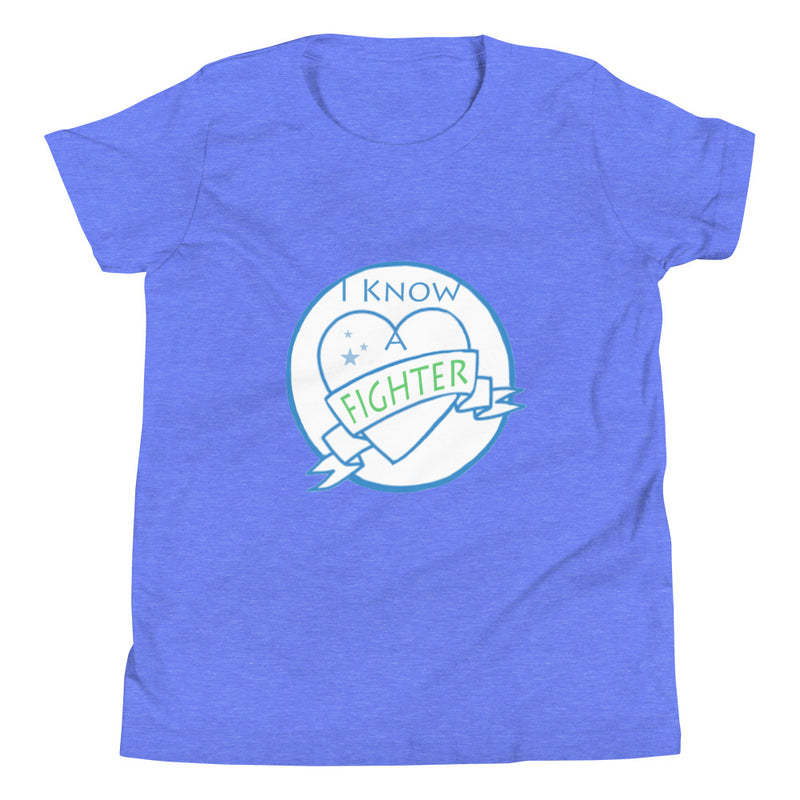 I know a Fighter , Youth Short Sleeve T-Shirt, Variant colors,  END NF