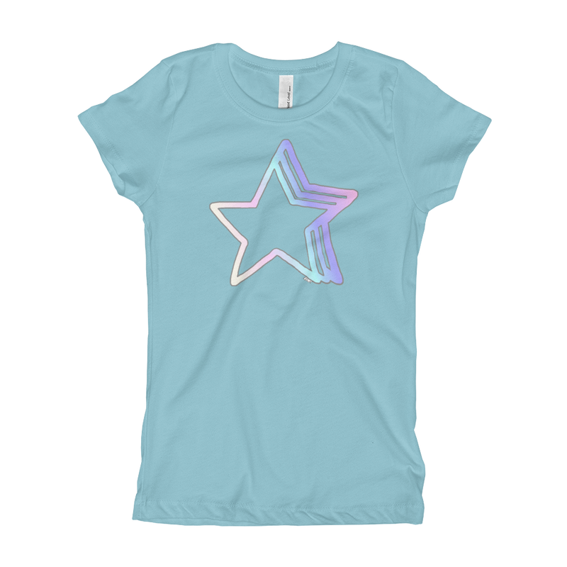 Starlight T-Shirt, 100% combed Cotton, with 4 color variants.-[stardust]