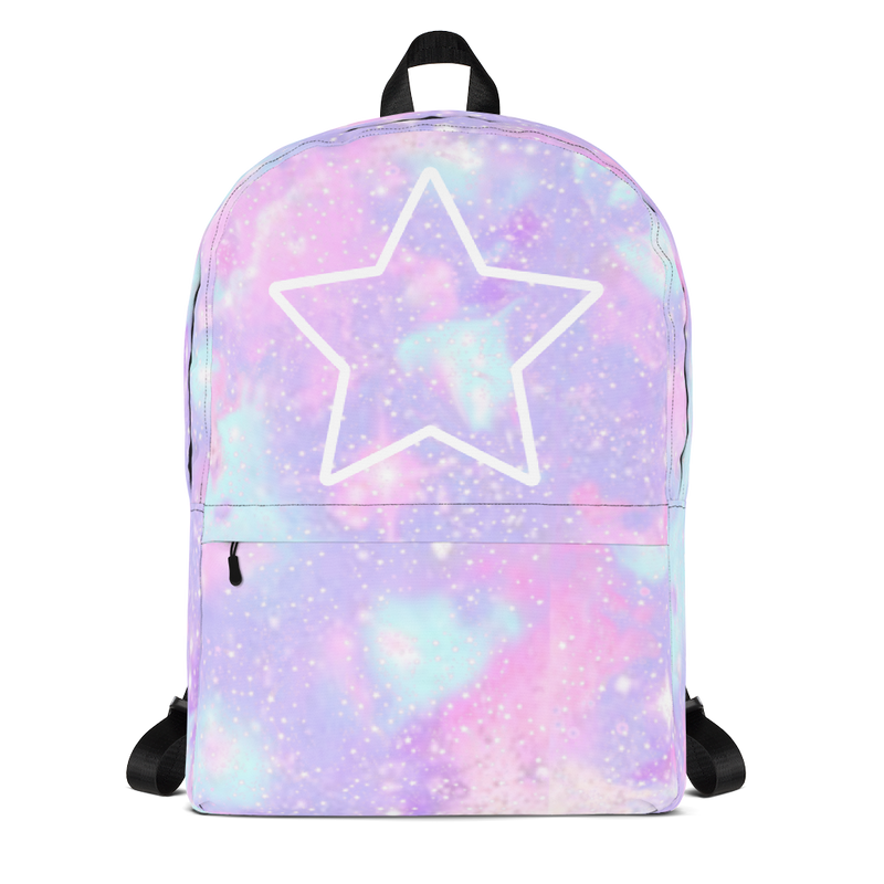 Galaxy ,Medium Backpack-[stardust]
