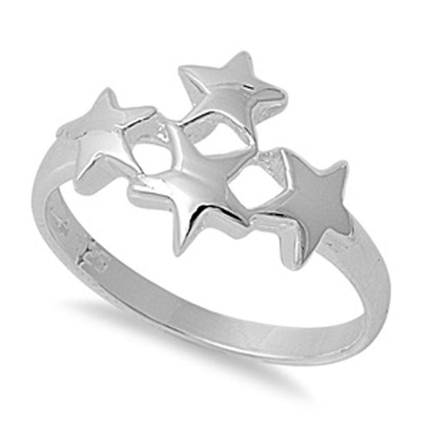 The Silver Constellation Silver Ring-[stardust]